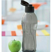 Эко-бутылка 1л черная с клапаном