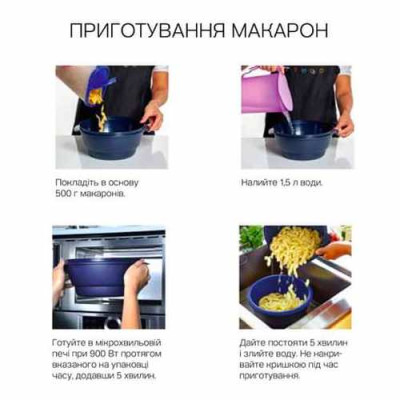 Багаторівнева пароварка для НВЧ Таппер-Мульті Tupperware 3л Багаторівнева пароварка для НВЧ Таппер-Мульті Tupperware 3л