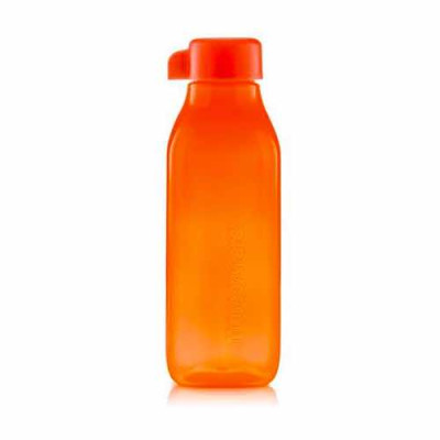 Эко-бутылка 500мл Tupperware квадратная оранжевая Эко-бутылка 500мл Tupperware квадратная оранжевая