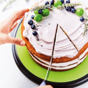 Гибкая разделочная доска круглая Tupperware салатовая