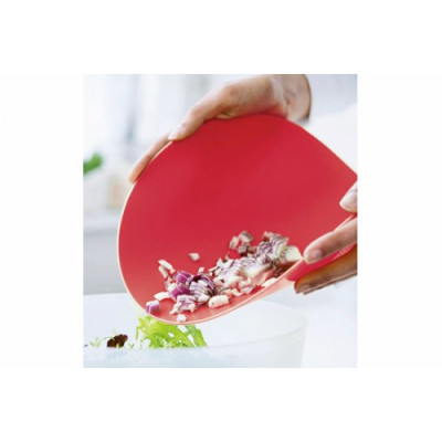 Гибкая разделочная доска круглая Tupperware красная Гибкая разделочная доска круглая Tupperware красная