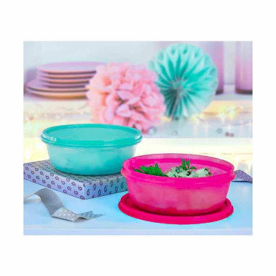 Набір герметичних чаш Великий хіт-парад 600мл Tupperware 2шт Набір герметичних чаш Великий хіт-парад 600мл Tupperware 2шт