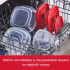 Ємність EasyFindLids 1,2 л для НВЧ прозора Rubbermaid Ємність EasyFindLids 1,2 л для НВЧ прозора Rubbermaid