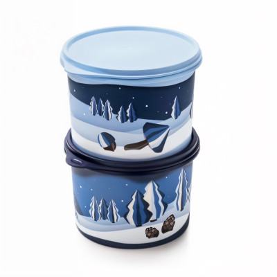 Контейнер Зимняя сказка 1,1 л голубой Tupperware Контейнер Зимняя сказка 1,1 л голубой Tupperware