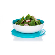 Чаша Аллегро 740мл Tupperware бело-голубая