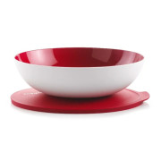 Чаша Аллегро 1,5л Tupperware бело-красная