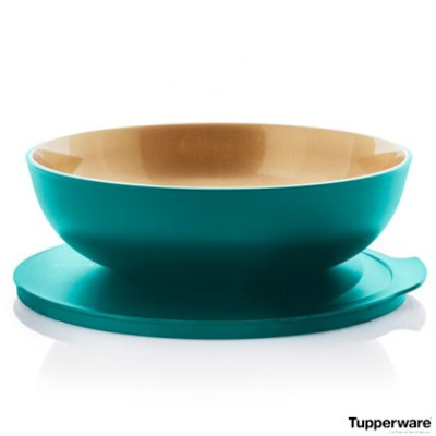 Набор сервировочный Аллегро Tupperware большой изумрудно-золотой Набор сервировочный Аллегро Tupperware большой изумрудно-золотой