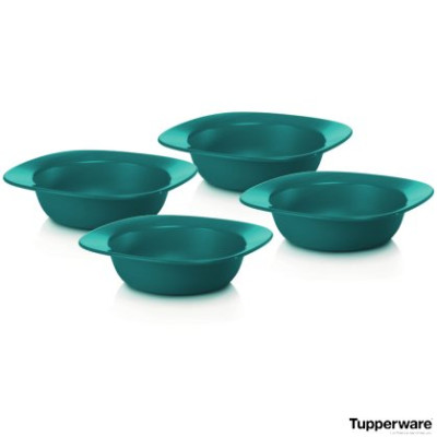 Набор сервировочный Аллегро Tupperware большой изумрудно-золотой Набор сервировочный Аллегро Tupperware большой изумрудно-золотой