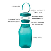 Чудо-банка 3 л для маринования изумруд Tupperware