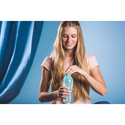 Эко-бутылка 500мл с винтовой крышкой Tupperware бирюзовая Эко-бутылка 500мл с винтовой крышкой Tupperware бирюзовая