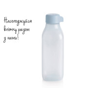 Эко-бутылка 500мл Tupperware квадратная голубая