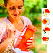 Бутылка Витаминный заряд Tupperware оранжевая