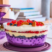 Чаша Элегантность 2,3л Tupperware фиолетовая