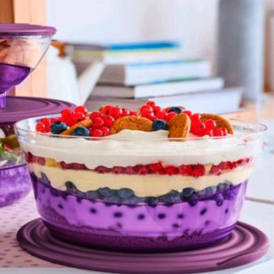 Чаша Элегантность 2,3л Tupperware фиолетовая Чаша Элегантность 2,3л Tupperware фиолетовая