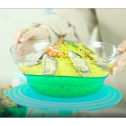 Набор герметичных чаш Элегантность Tupperware бирюзовый