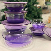 Чаша Элегантность 3,2л Tupperware фиолетовая