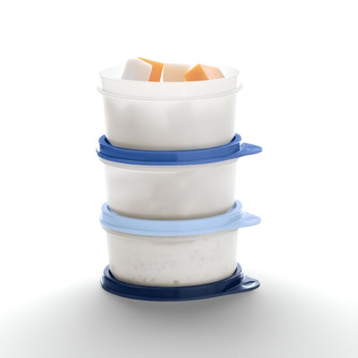 Набір чаш для сервіровки 200 мл прозорих Tupperware 3 шт Набір чаш для сервіровки 200 мл прозорих Tupperware 3 шт