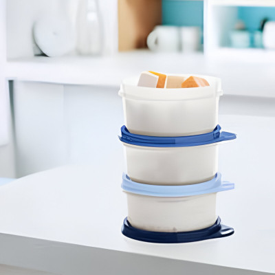 Набір чаш для сервіровки 200 мл прозорих Tupperware 3 шт Набір чаш для сервіровки 200 мл прозорих Tupperware 3 шт