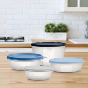 Набор герметичных чаш Хит-парад 2 л, 1 л, 600 мл, 300 мл прозрачных Tupperware