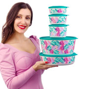 Герметичная чаша Иллюмина 2,5л Tupperware тропикана