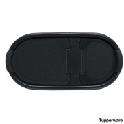 Компактус овальный 1,1л Tupperware с черной крышкой