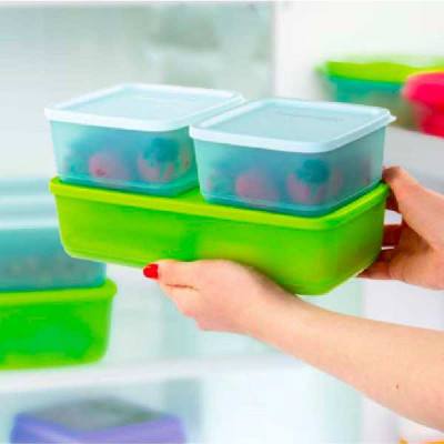 Контейнер Кубикс 1,4 л Tupperware салатовый Контейнер Кубикс 1,4 л Tupperware салатовый