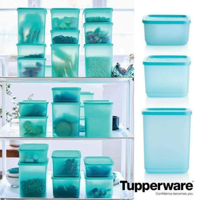 Контейнер Кубикс 1л Tupperware голубой Контейнер Кубикс 1л Tupperware голубой