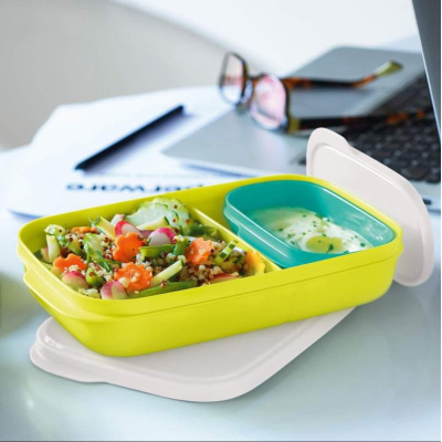 Контейнер с разделителем два в одном Tupperware Контейнер с разделителем два в одном Tupperware