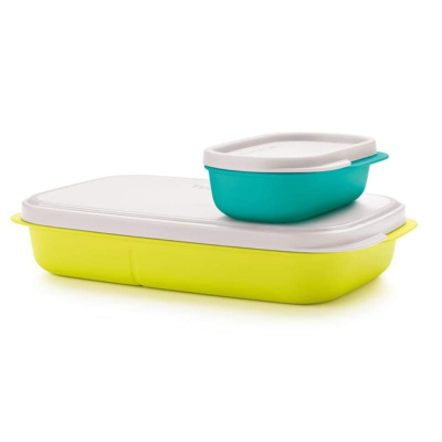 Контейнер с разделителем два в одном Tupperware Контейнер с разделителем два в одном Tupperware