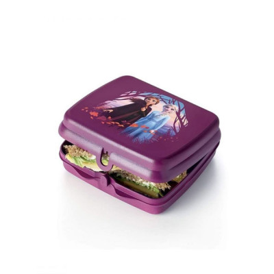 Ланч-бокс Анна и Эльза Tupperware фиолетовый Ланч-бокс Анна и Эльза Tupperware фиолетовый