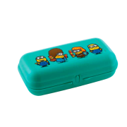 Ланч-бокс Миньоны Tupperware большой бирюзовый