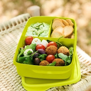 Ланч-бокс Перекус с разделителем салатовый Tupperware