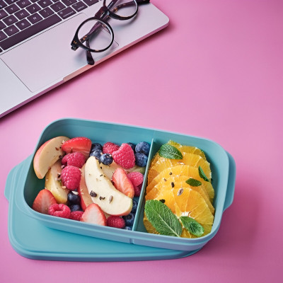 Контейнер с разделителем голубой Tupperware Контейнер с разделителем голубой Tupperware