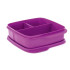Герметичный ланч-бокс Школьник с разделителями фиолетовый Герметичный ланч-бокс Школьник с разделителями фиолетовый