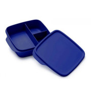 Герметичний ланч-бокс Школяр з роздільниками синій