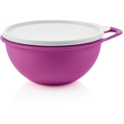 Герметичная чаша Милиан 1,4л Tupperware фиолетовая с белой крышкой