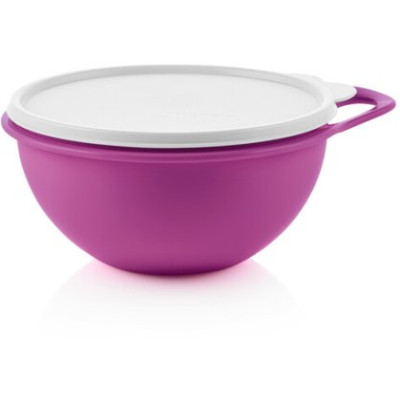 Герметичная чаша Милиан 1,4л Tupperware фиолетовая с белой крышкой Герметичная чаша Милиан 1,4л Tupperware фиолетовая с белой крышкой