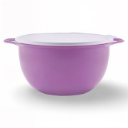 Герметичная чаша Милиан 10л Tupperware фиолетовая с белой крышкой