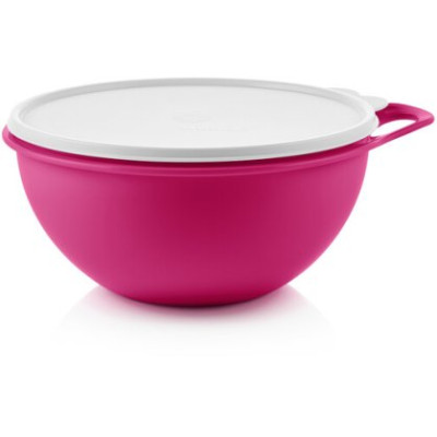Герметичная емкость Милиан 2,75л Tupperware розовая с белой крышкой Герметичная емкость Милиан 2,75л Tupperware розовая с белой крышкой