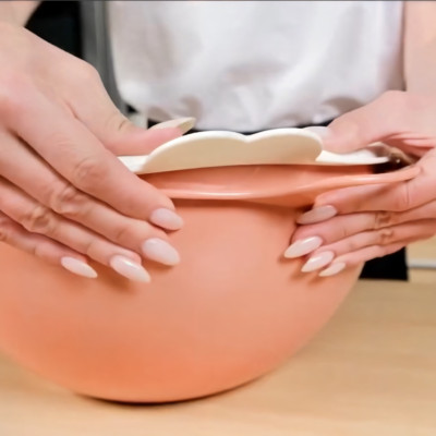 Чаша Милиан 4,5л Tupperware персиковая Чаша Милиан 4,5л Tupperware персиковая