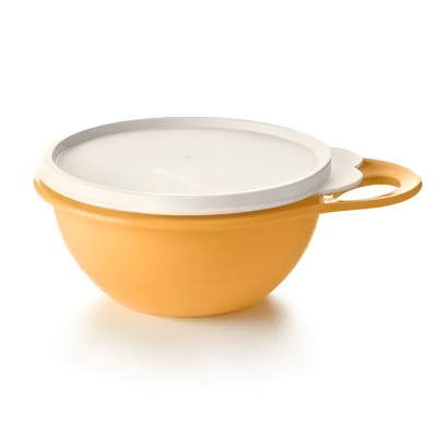 Герметичная чаша Милиан 600мл Tupperware оранжевая с белой крышкой Герметичная чаша Милиан 600мл Tupperware оранжевая с белой крышкой