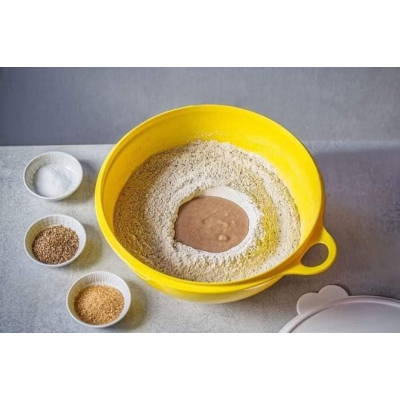 Герметичная чаша Милиан 7,5л Tupperware желтая Герметичная чаша Милиан 7,5л Tupperware желтая