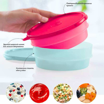 Набор чаш Модерн 500мл 2шт Tupperware Набор чаш Модерн 500мл 2шт Tupperware