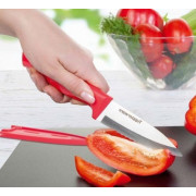 Нож для овощей Гурман Tupperware с чехлом красный