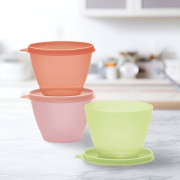 Набор герметичных чаш Классика 400 мл Tupperware 3шт, разноцветный