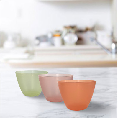 Набор герметичных чаш Классика 400 мл Tupperware 3шт, разноцветный Набор герметичных чаш Классика 400 мл Tupperware 3шт, разноцветный