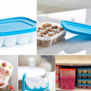 Контейнер для льда с голубой крышкой Tupperware