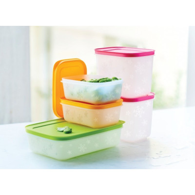 Набор Охлаждающих лотков Tupperware 1л низкий, 1л высокий 2 шт и 450мл 2шт Набор Охлаждающих лотков Tupperware 1л низкий, 1л высокий 2 шт и 450мл 2шт