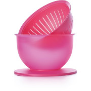 Набор Герметичная чаша Очарование 4,3л и Дуршлаг Tupperware розовый