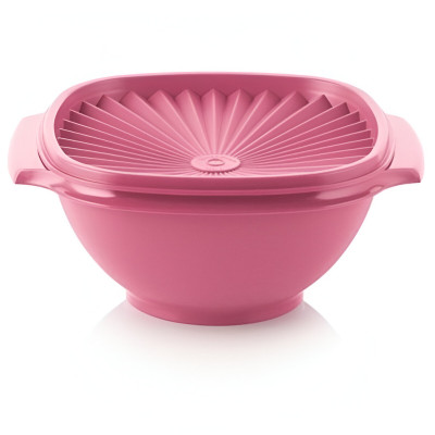 Чаша В одно касание 1,3 л Tupperware розовая Чаша В одно касание 1,3 л Tupperware розовая